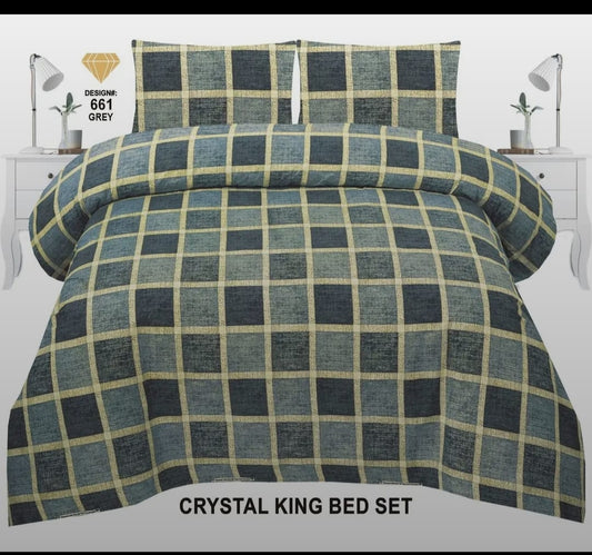 Premium Bed Sheet – Crystal Fabric-4 piece For Wedding