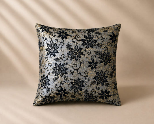 Jacquard Floral Cushion Covers – Elegant Home Decor-16x16 Inch